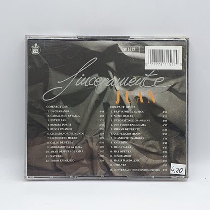 Juan Pardo - Sinceramente Juan (2xCD)
