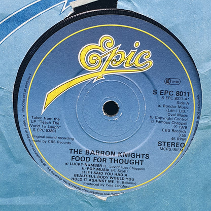 The Barron Knights - Food For Thought (SP)