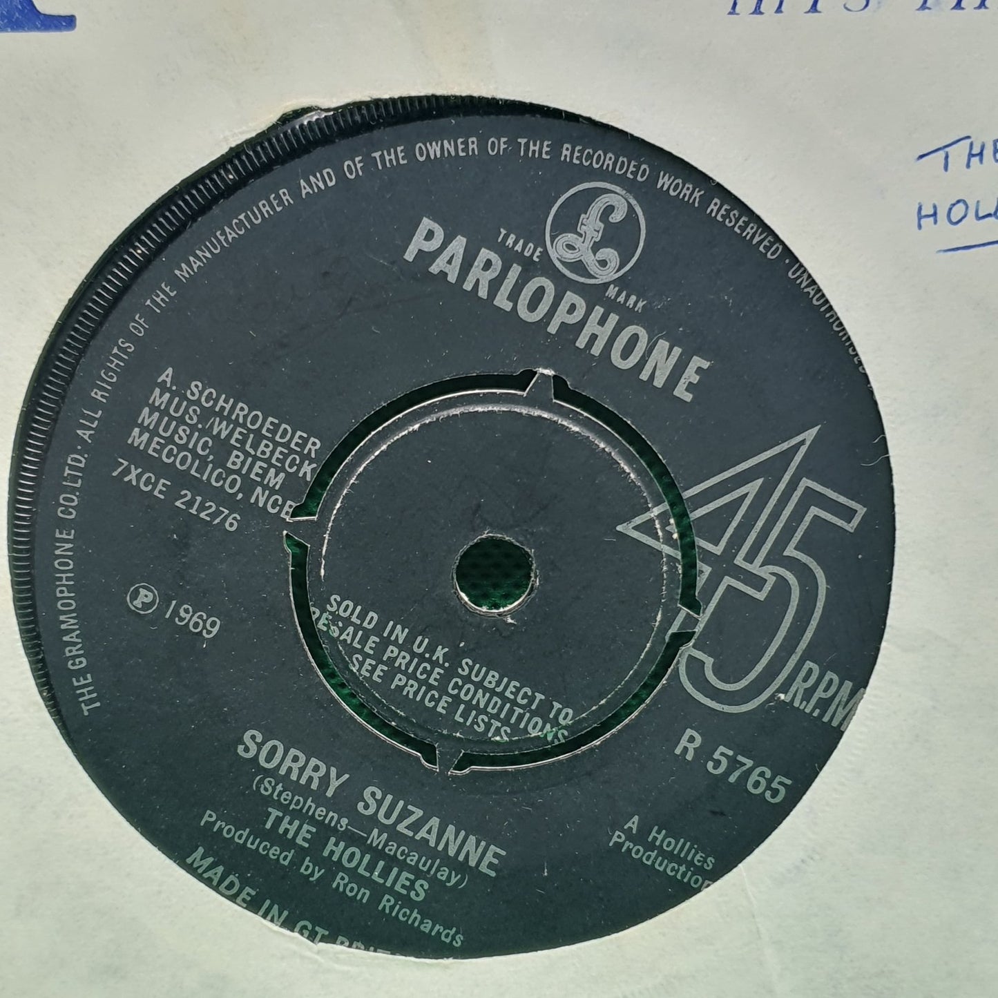 The Hollies - Sorry Suzanne (SP)