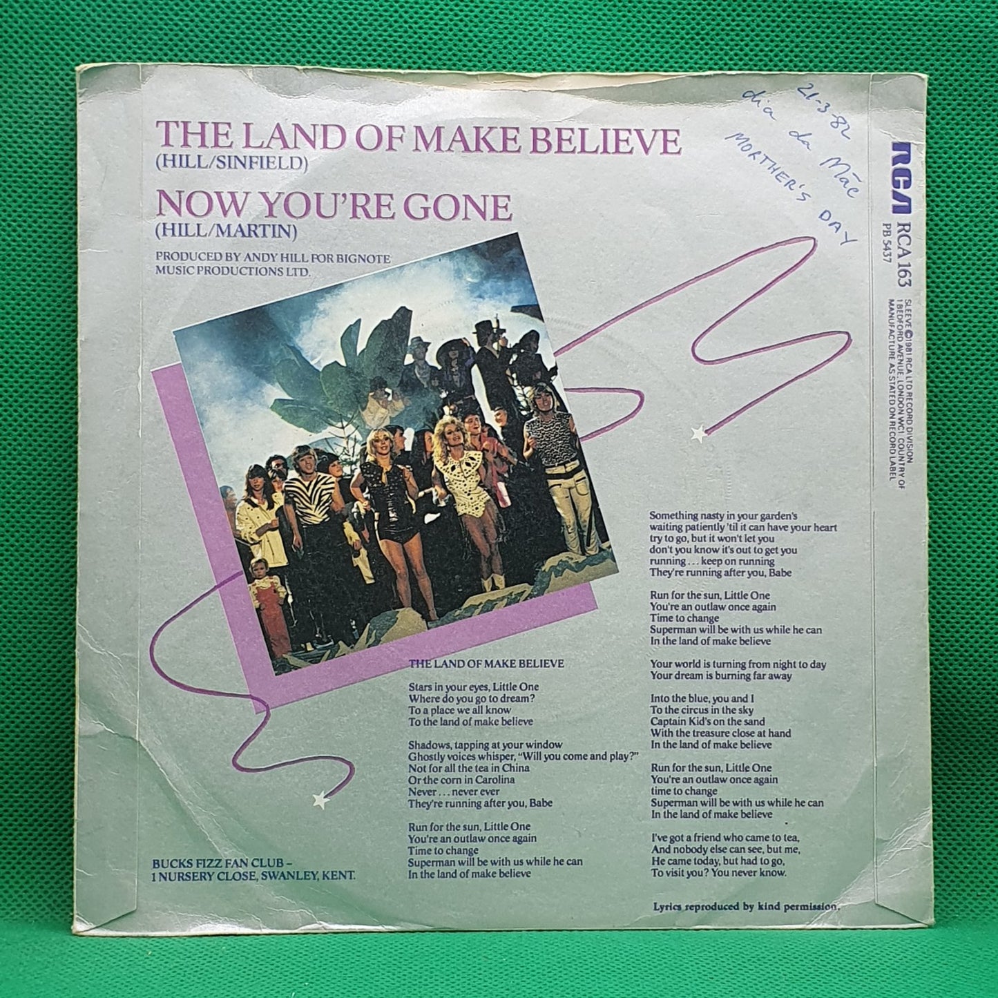Bucks Fizz - The Land Of Make Believe (SP)