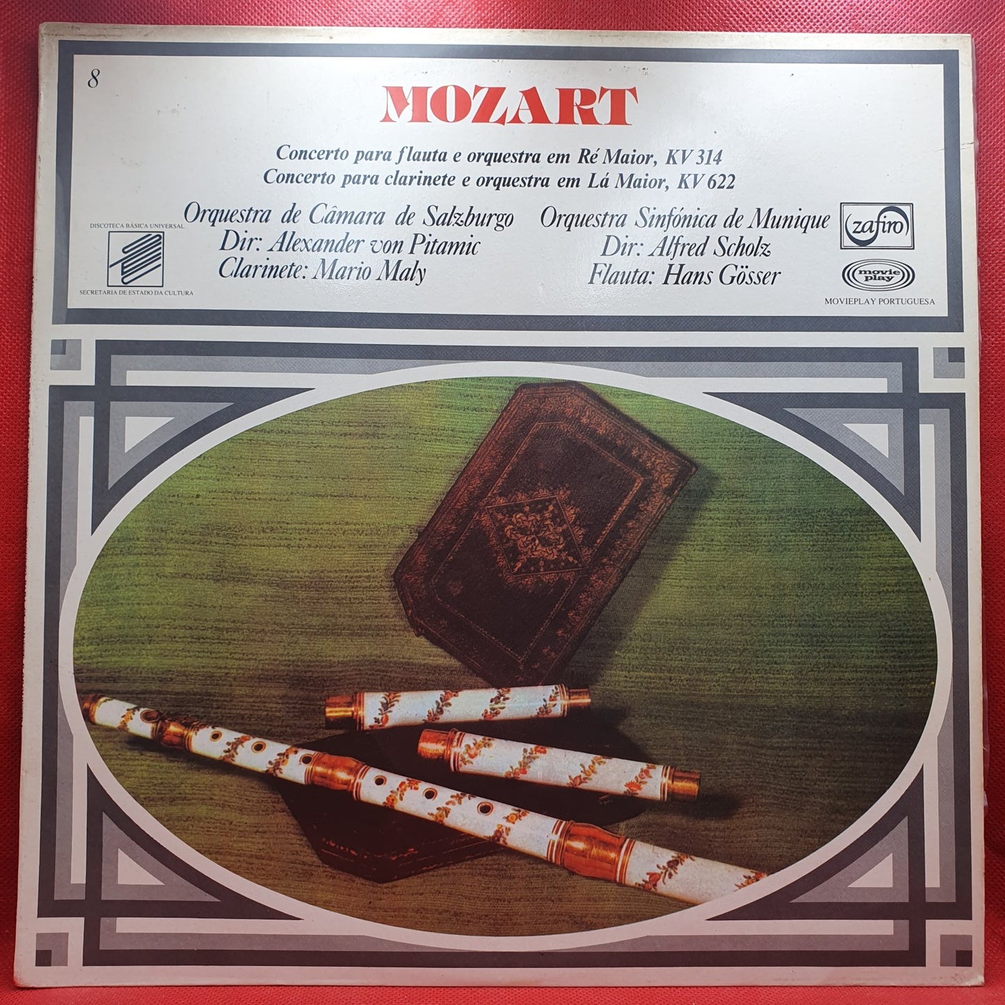 Mozart - Concertos Para Flauta e Clarinete KV314, KV622 (LP)