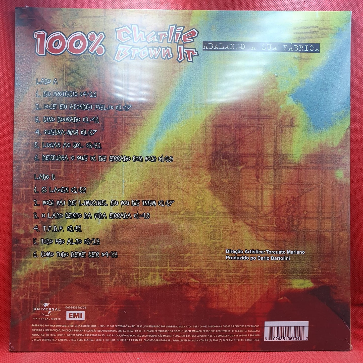 Charlie Brown Jr* - 100% Charlie Brown Jr - Abalando A Sua Fábrica (LP)