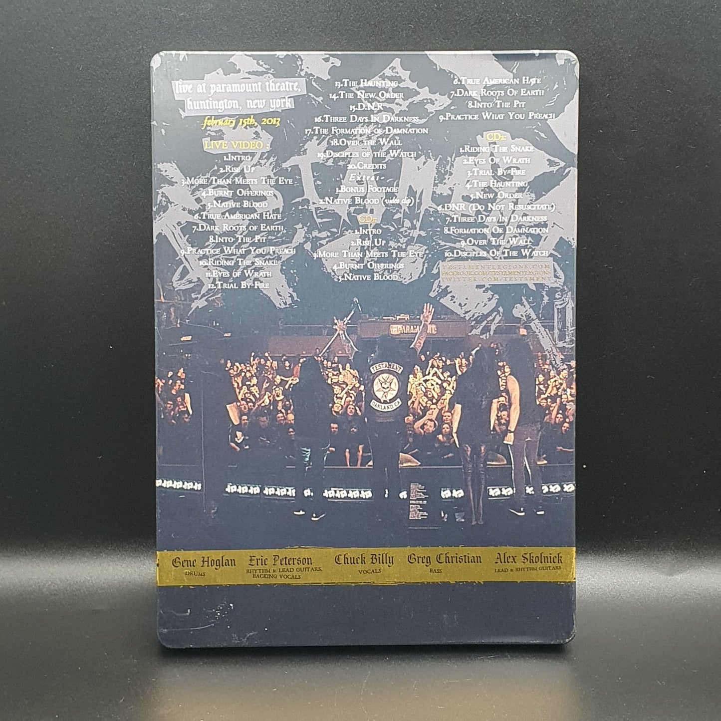 Testament (2) - Dark Roots Of Thrash (DVD Música)