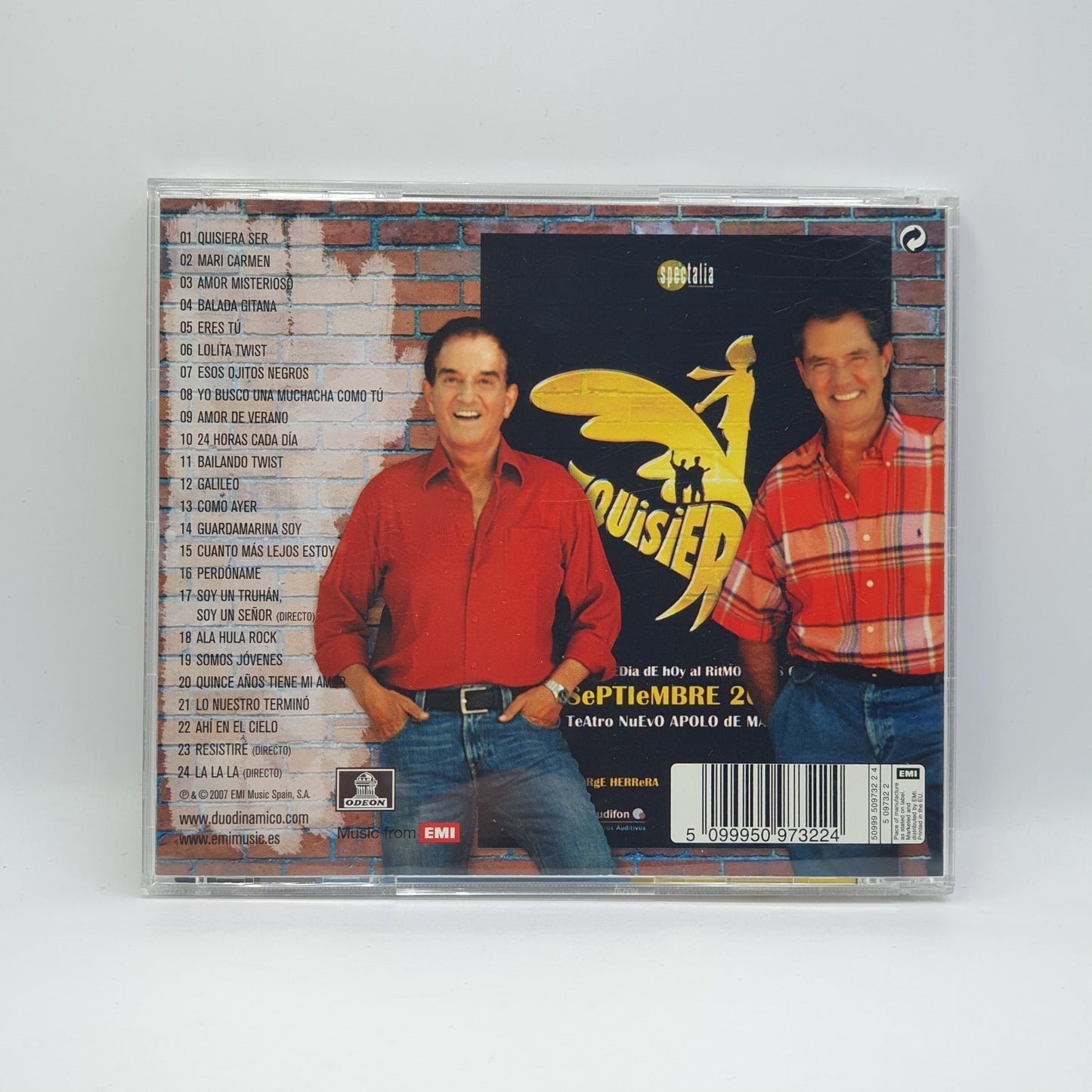 Dúo Dinámico - Quisiera Ser (Las canciones originales incluidas en el musical) (CD)