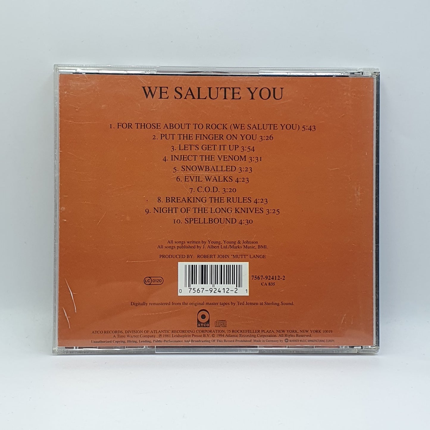 AC/DC - For Those About To Rock We Salute You (CD)