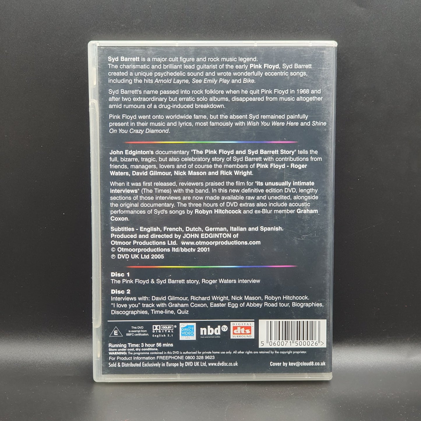 Various, Syd Barrett, Pink Floyd - The Pink Floyd & Syd Barrett Story - The Definitive Edition (2xDVD Música)