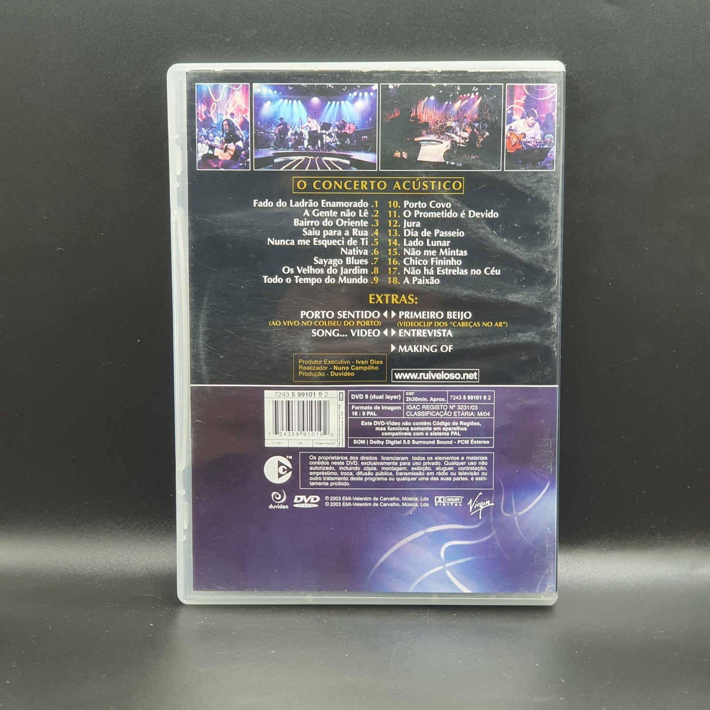 Rui Veloso - O Concerto Acústico (DVD Música)