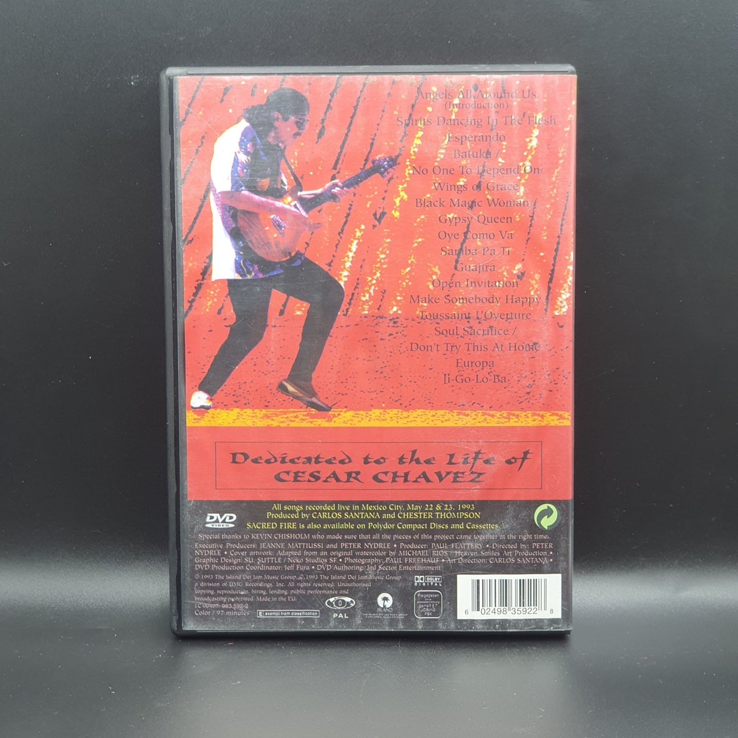 Santana - Sacred Fire - Live In Mexico (DVD Música)