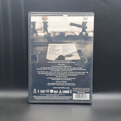 Metallica With Michael Kamen Conducting The San Francisco Symphony Orchestra* - S&M (2xDVD Música)