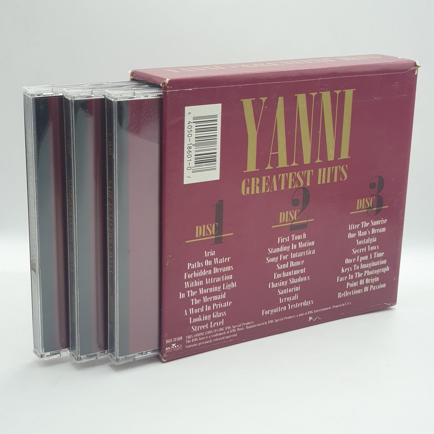 Yanni (2) - Yanni Greatest Hits . 3-Cd Box Set Music Compilation . 27 Songs (3xCD)