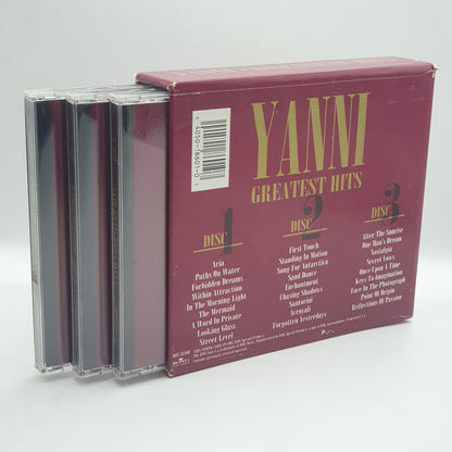 Yanni (2) - Yanni Greatest Hits . 3-Cd Box Set Music Compilation . 27 Songs (3xCD)