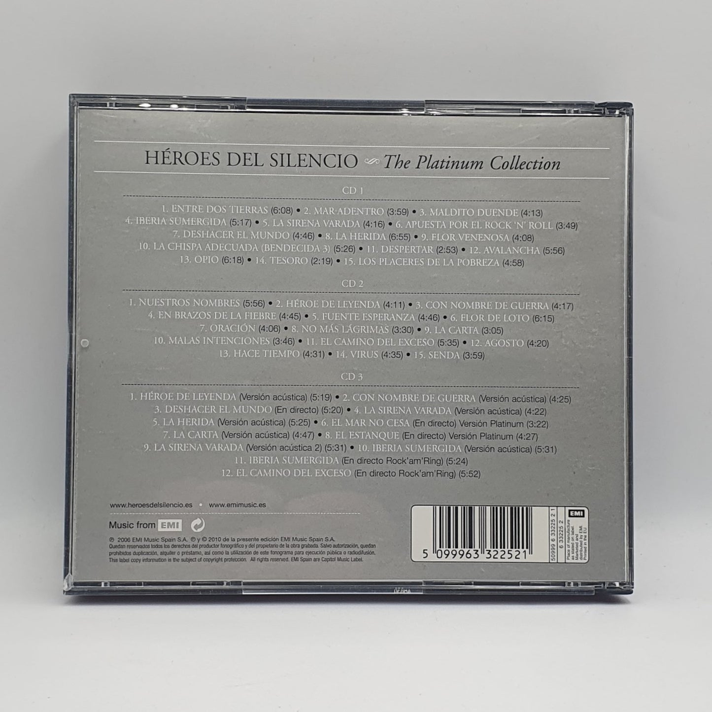 Héroes Del Silencio - The Platinum Collection (3xCD)