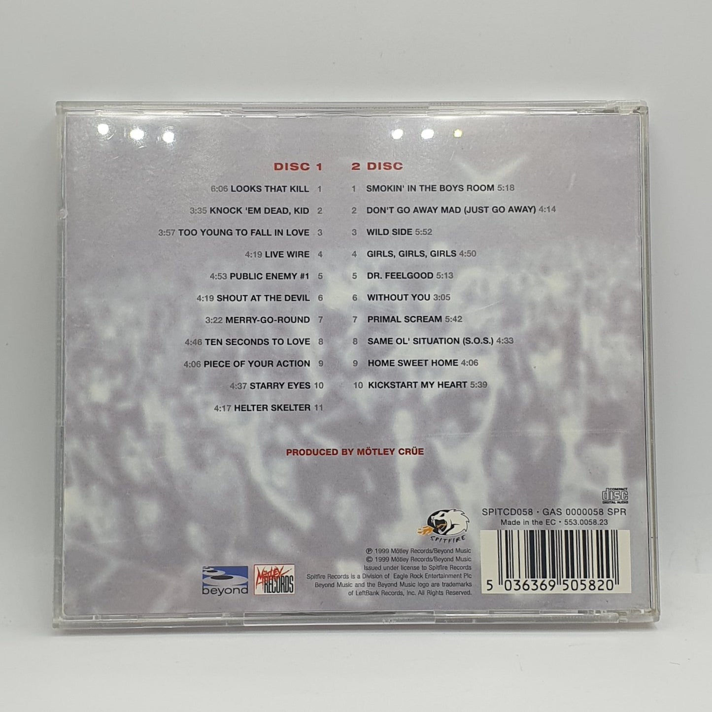 Mötley Crüe - Live: Entertainment Or Death (2xCD)