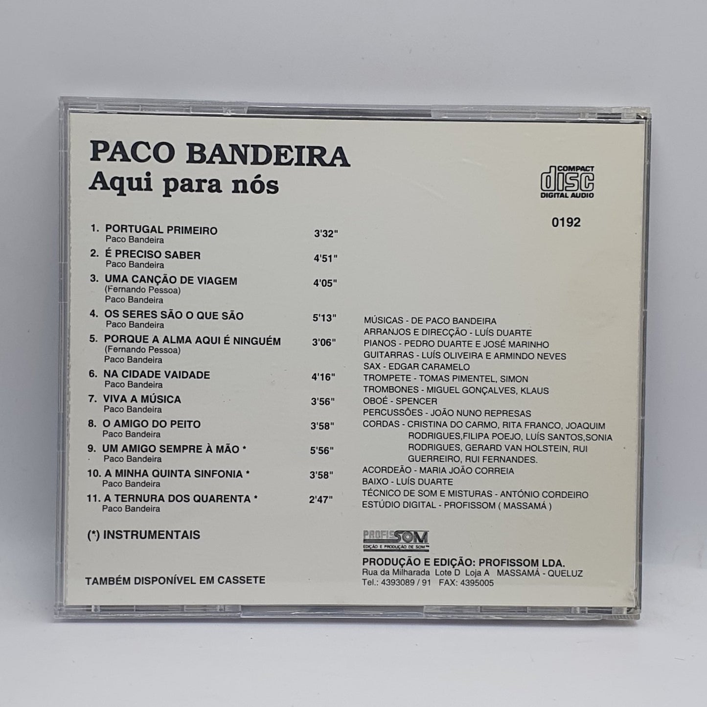 Paco Bandeira - Aqui Para Nós (CD)