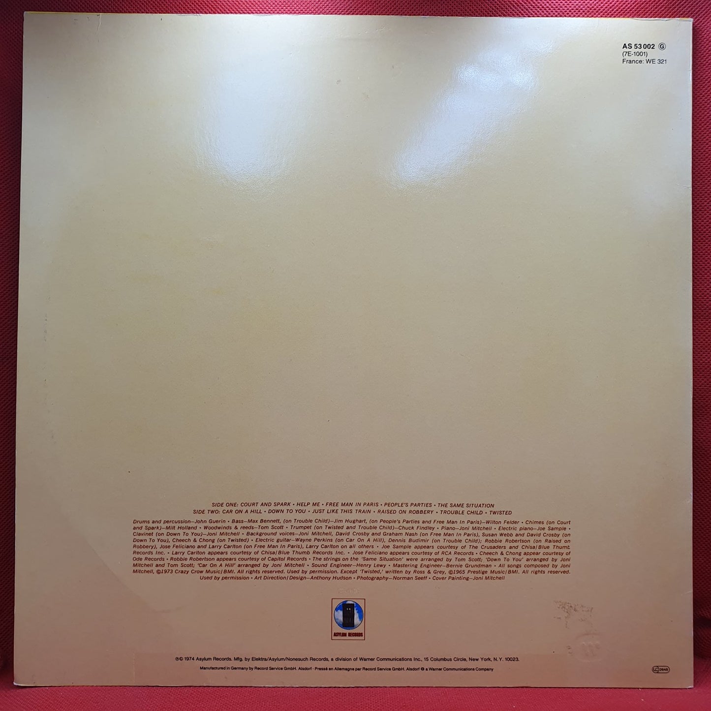 Joni Mitchell - Court And Spark (LP)