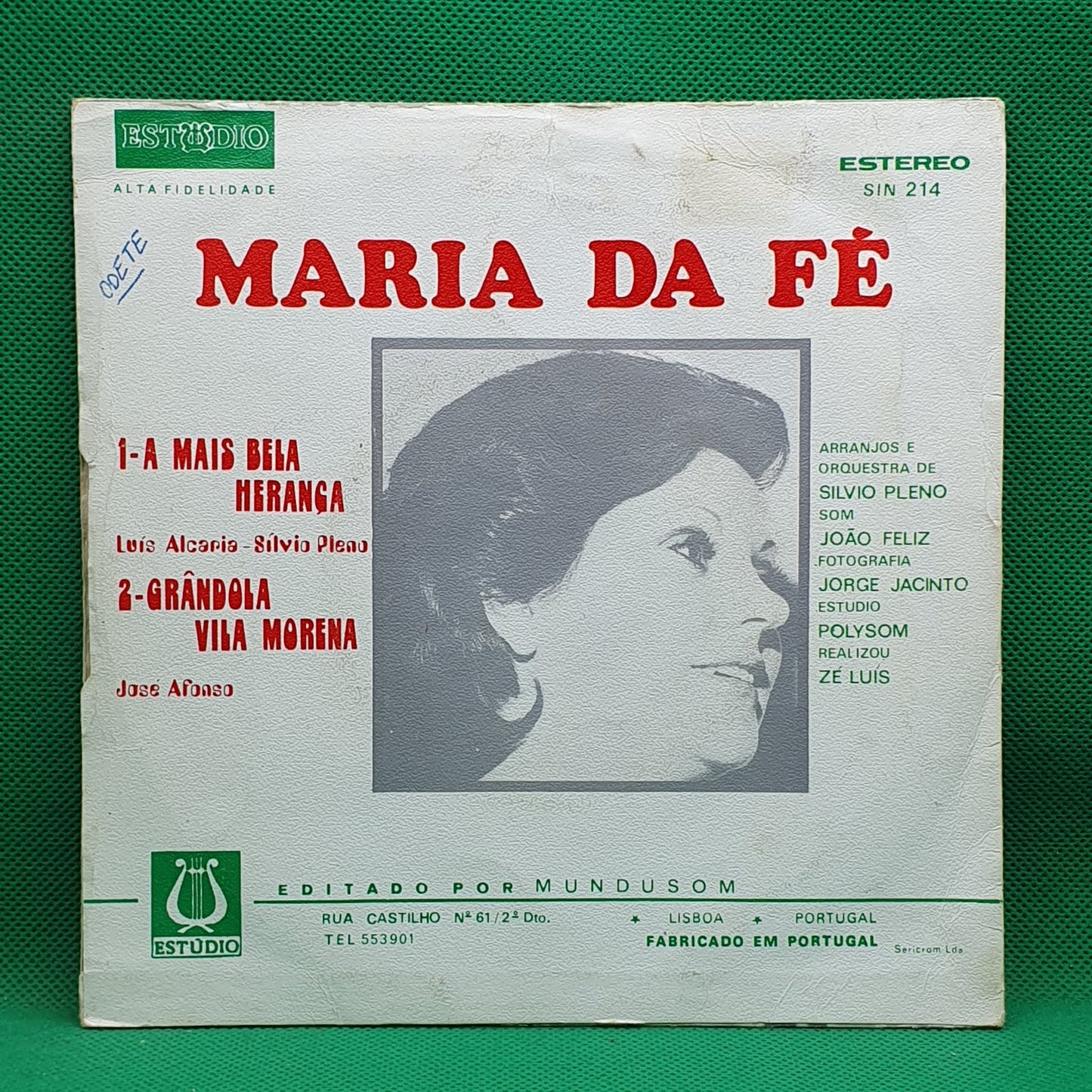 Maria Da Fé - A Mais Bela Herança / Grândola Vila Morena (EP)