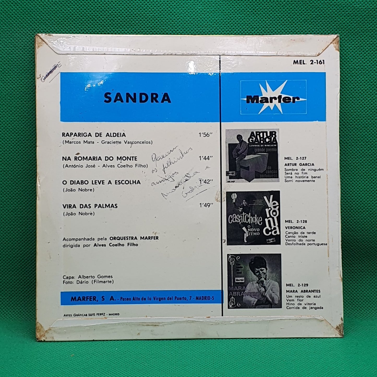 Sandra (69) - Musica Popular Portuguesa (EP)