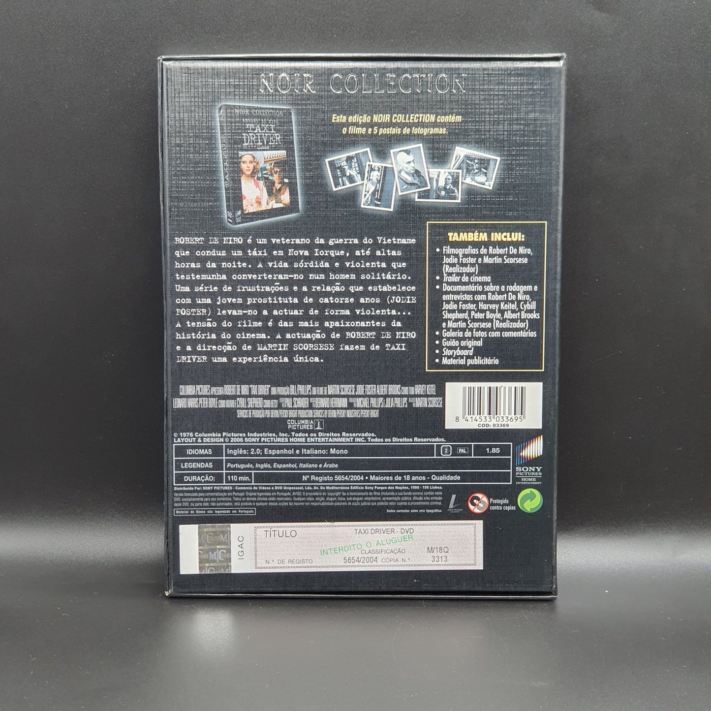 Filme Taxi Driver Noir Collection (DVD) Ref. OL-VI