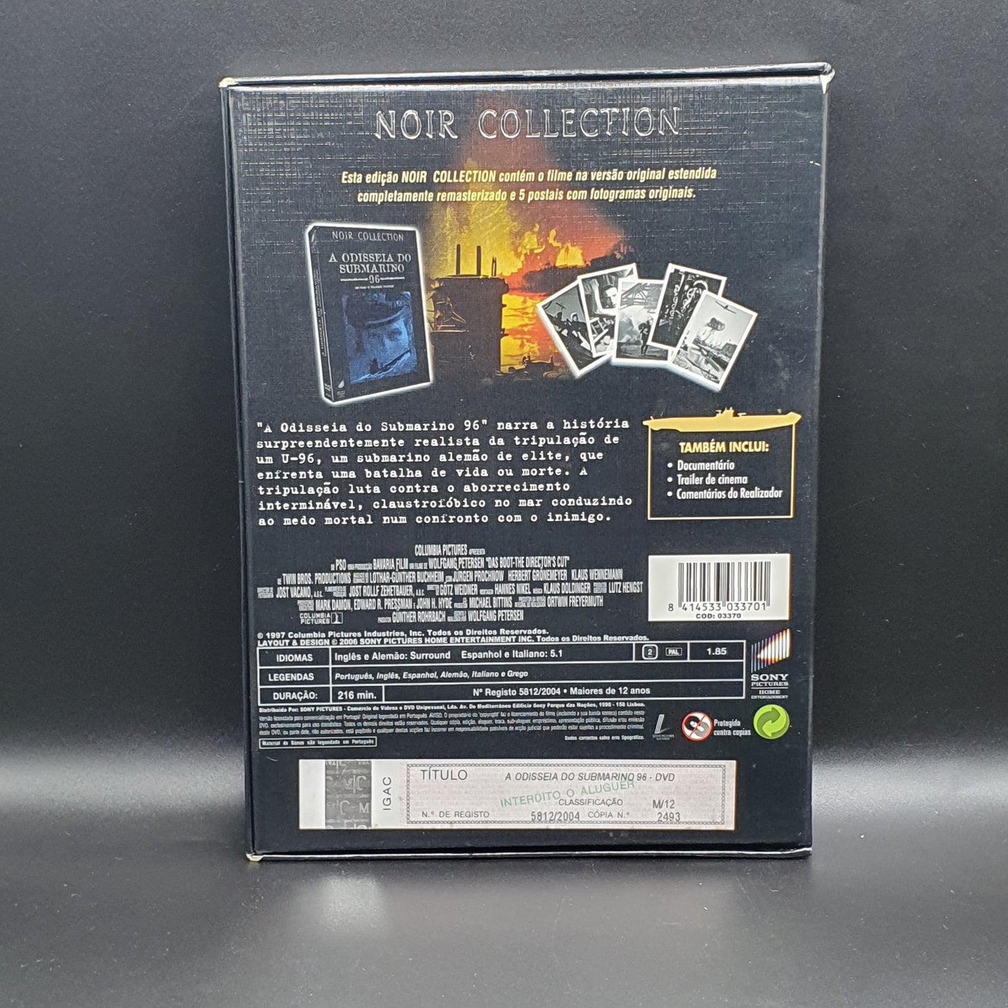Filme A Odisseia Do Submarino 96 Noir Collection (DVD) Ref. OL-VI