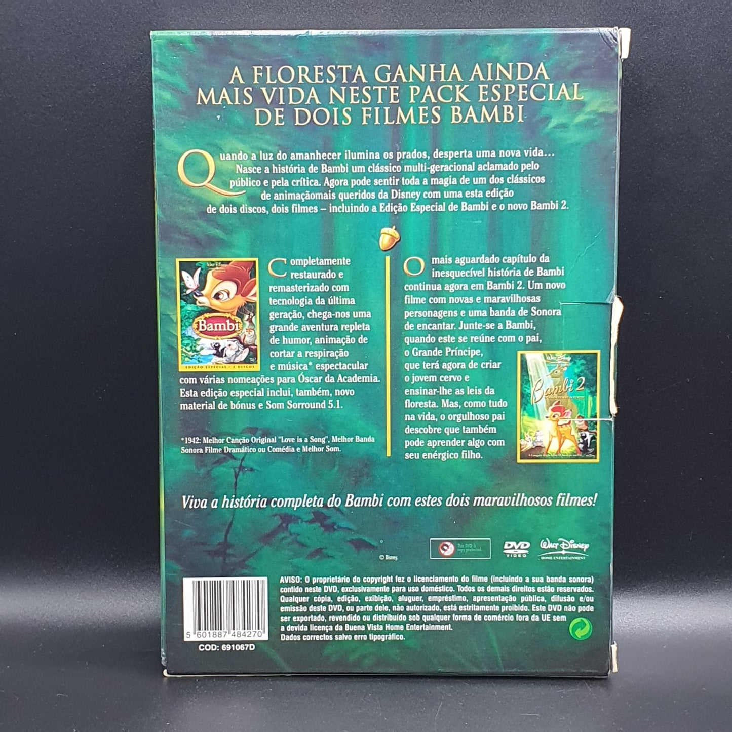 Pack DVD Bambi e Bambi 2 (2xDVD)  Ref. OL-VI