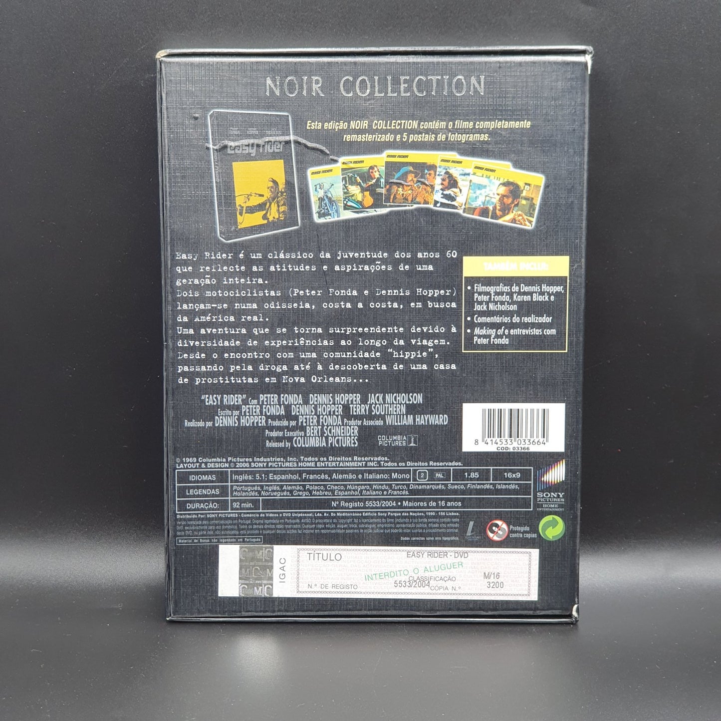Filme Easy Rider Noir Collection (DVD) Ref. OL-VI