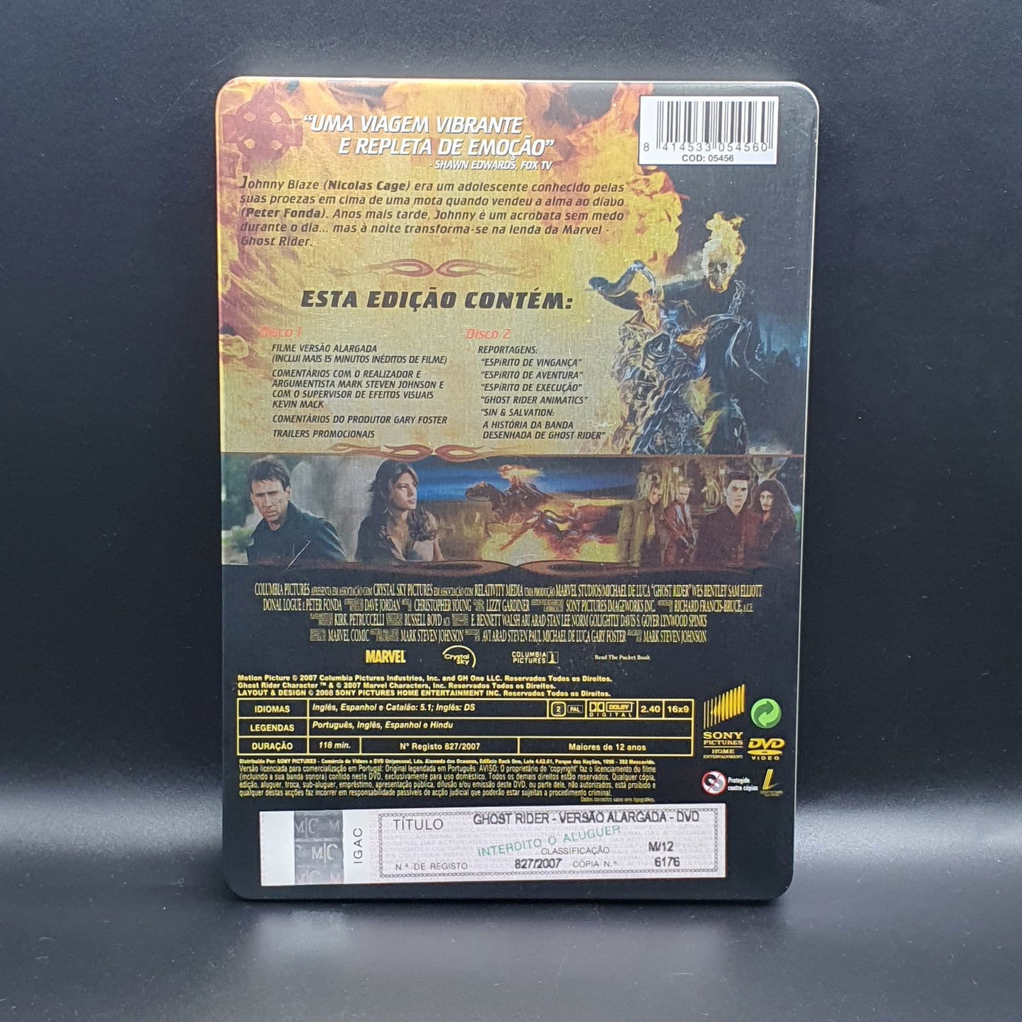 Film DVD Ghost Rider Edição Metálica (2xDVD)  Ref. OL-VI