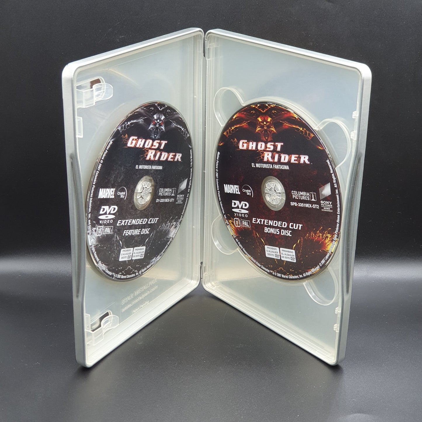 Film DVD Ghost Rider Edição Metálica (2xDVD)  Ref. OL-VI