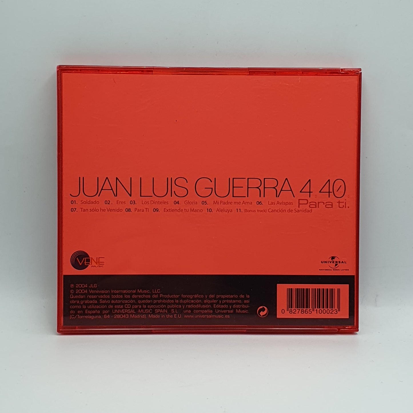Juan Luis Guerra 4.40 - Para Ti (CD)