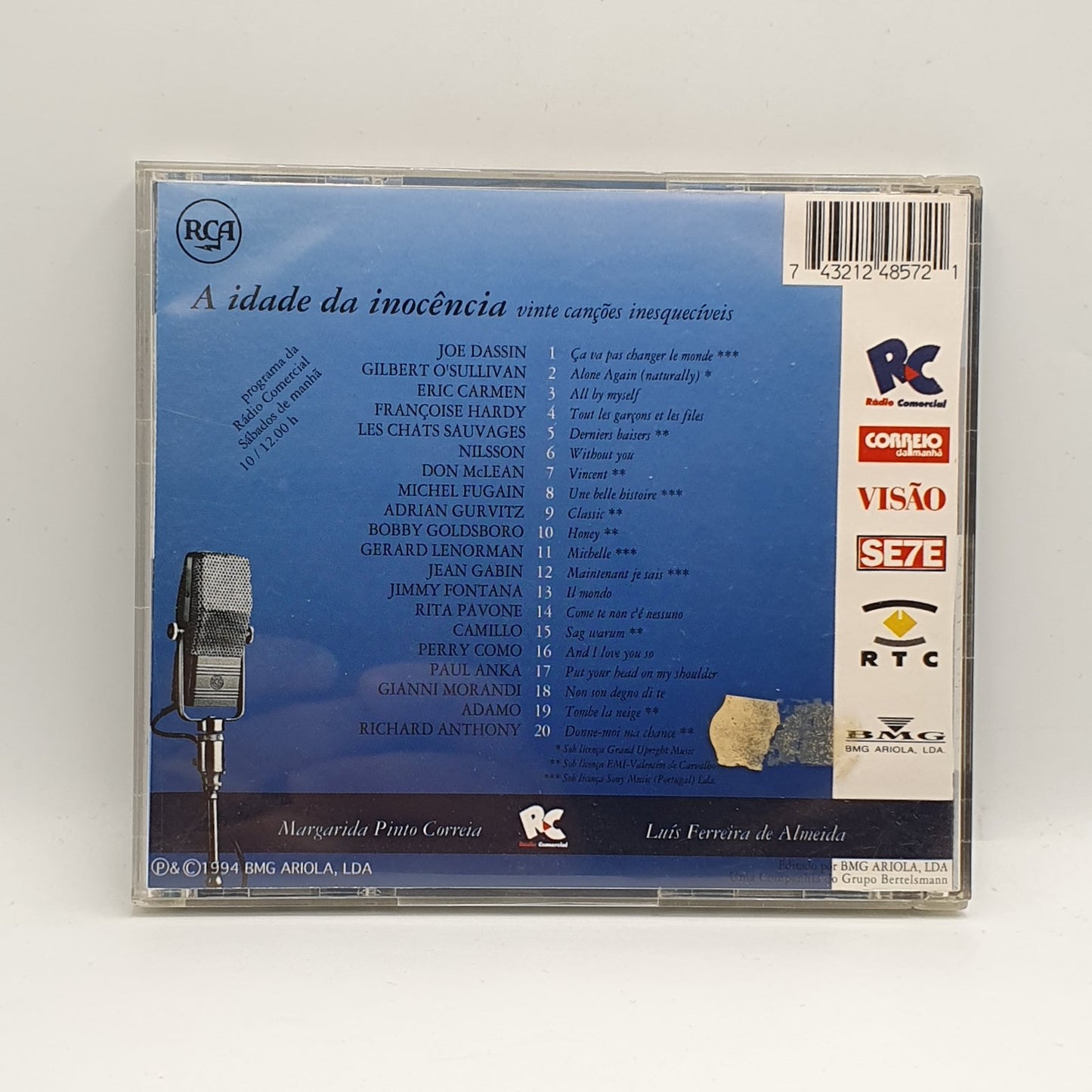 Various - A Idade Da Inocência - Vinte Canções Inesquecíveis (CD)