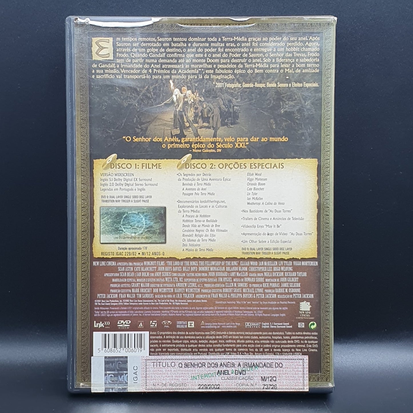 Filme O Senhor Dos Aneis: A Irmandade Do Anel (2xDVD) Ref. OL-VI