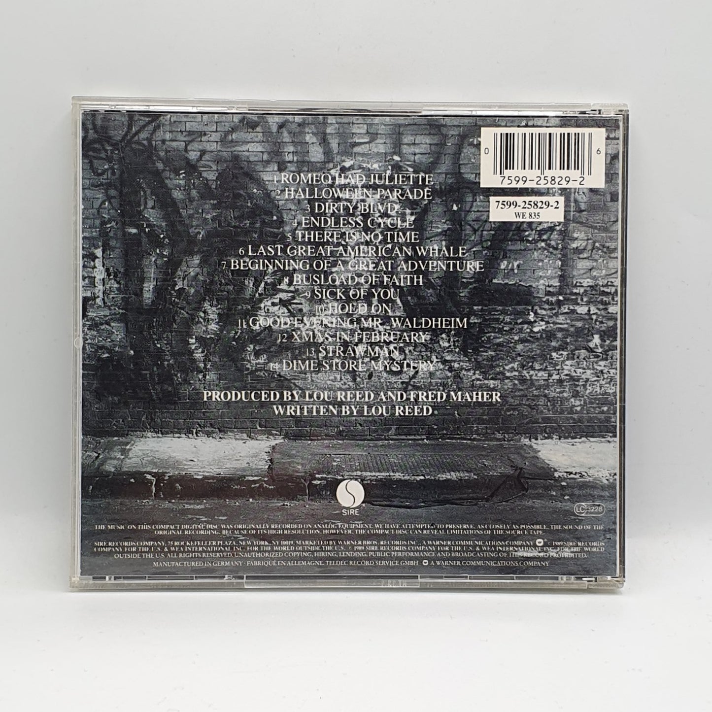 Lou Reed - New York (CD)