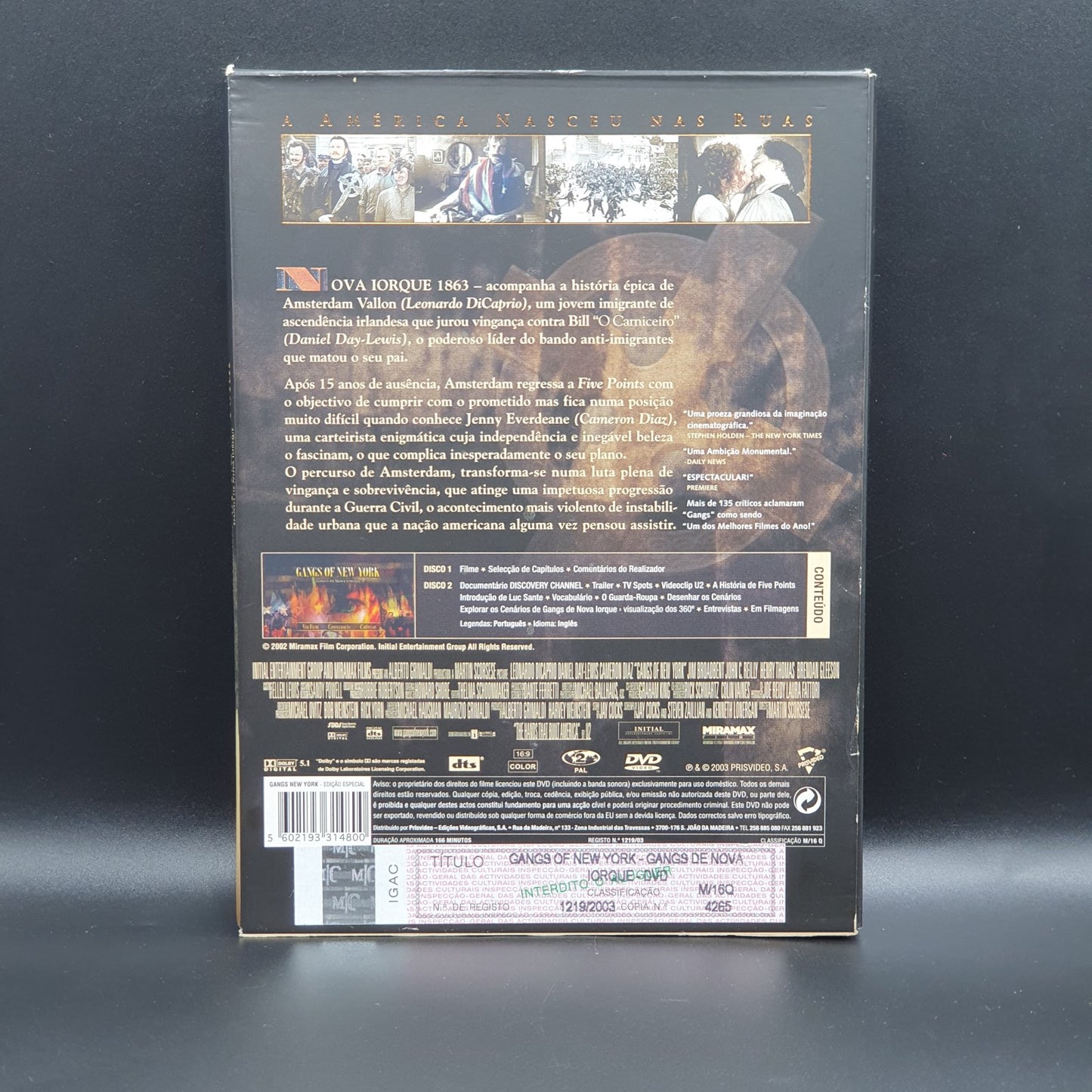 Filme Gangs of New York Edição Especial (2xDVD) Ref. OL-VI