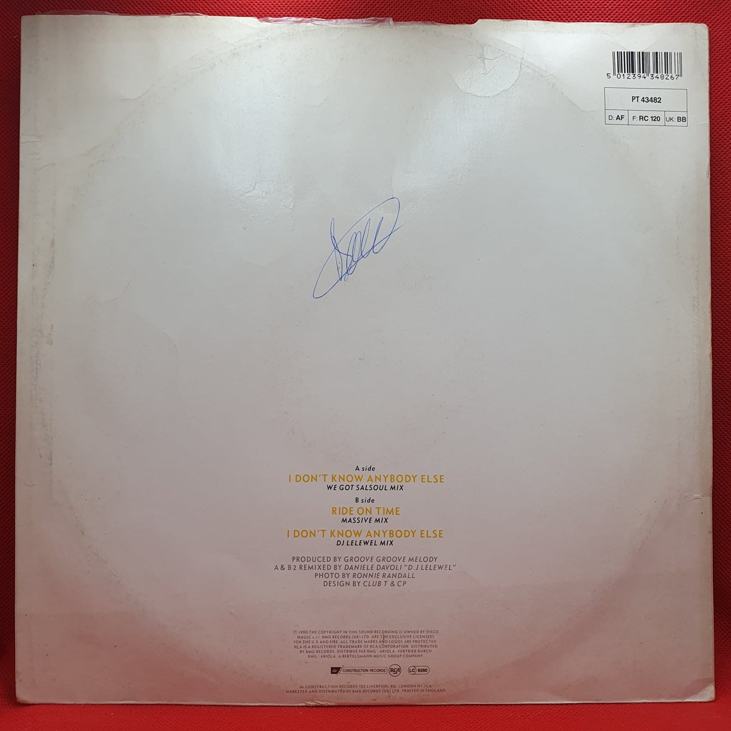 Black Box - I Don't Know Anybody Else (Remix) (LP)