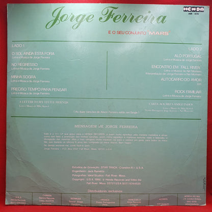 Jorge Ferreira - O Sol Ainda Está Fora (LP)