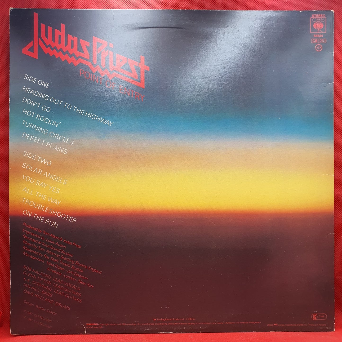 Judas Priest - Point Of Entry (LP)