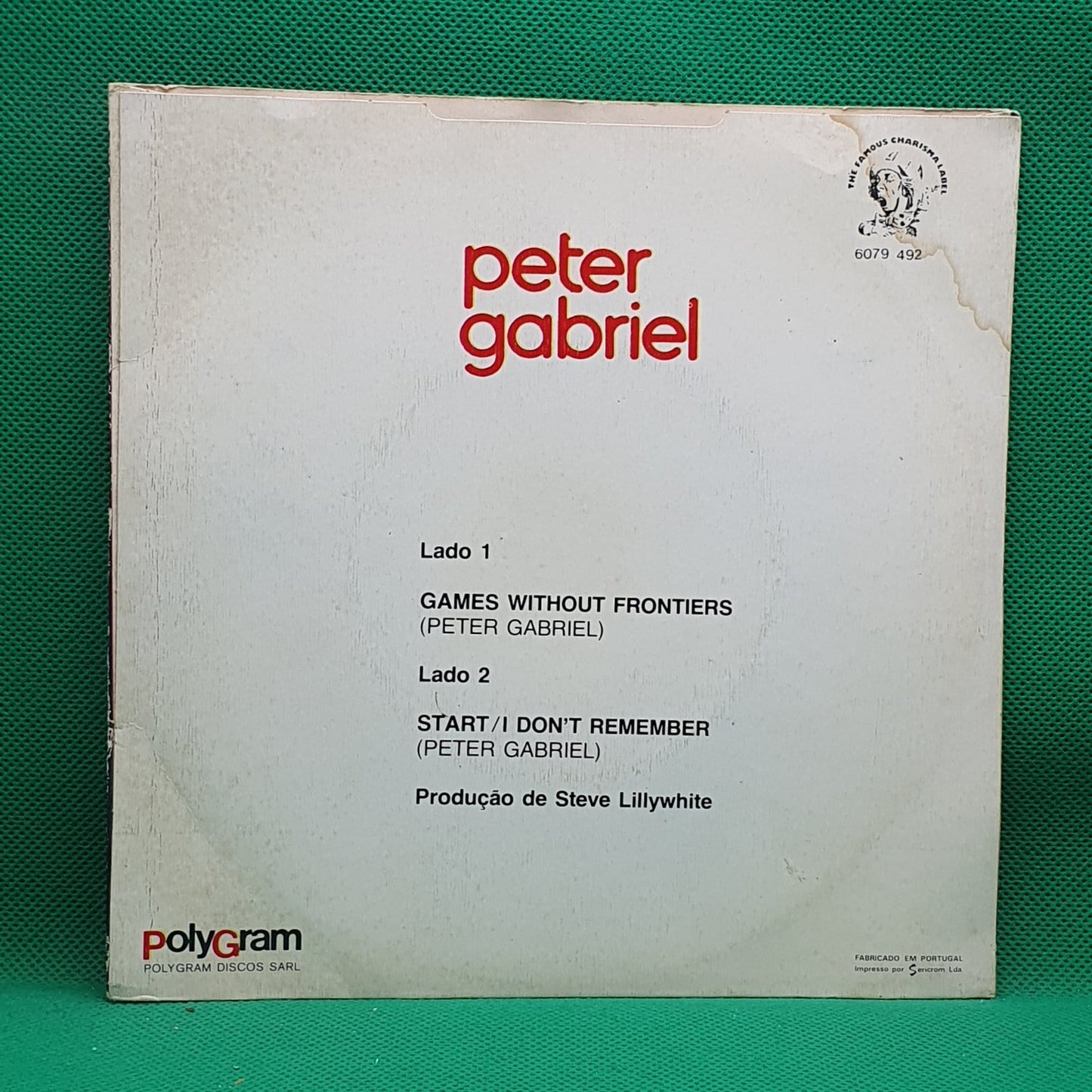 Peter Gabriel - Games Without Frontiers (SP)