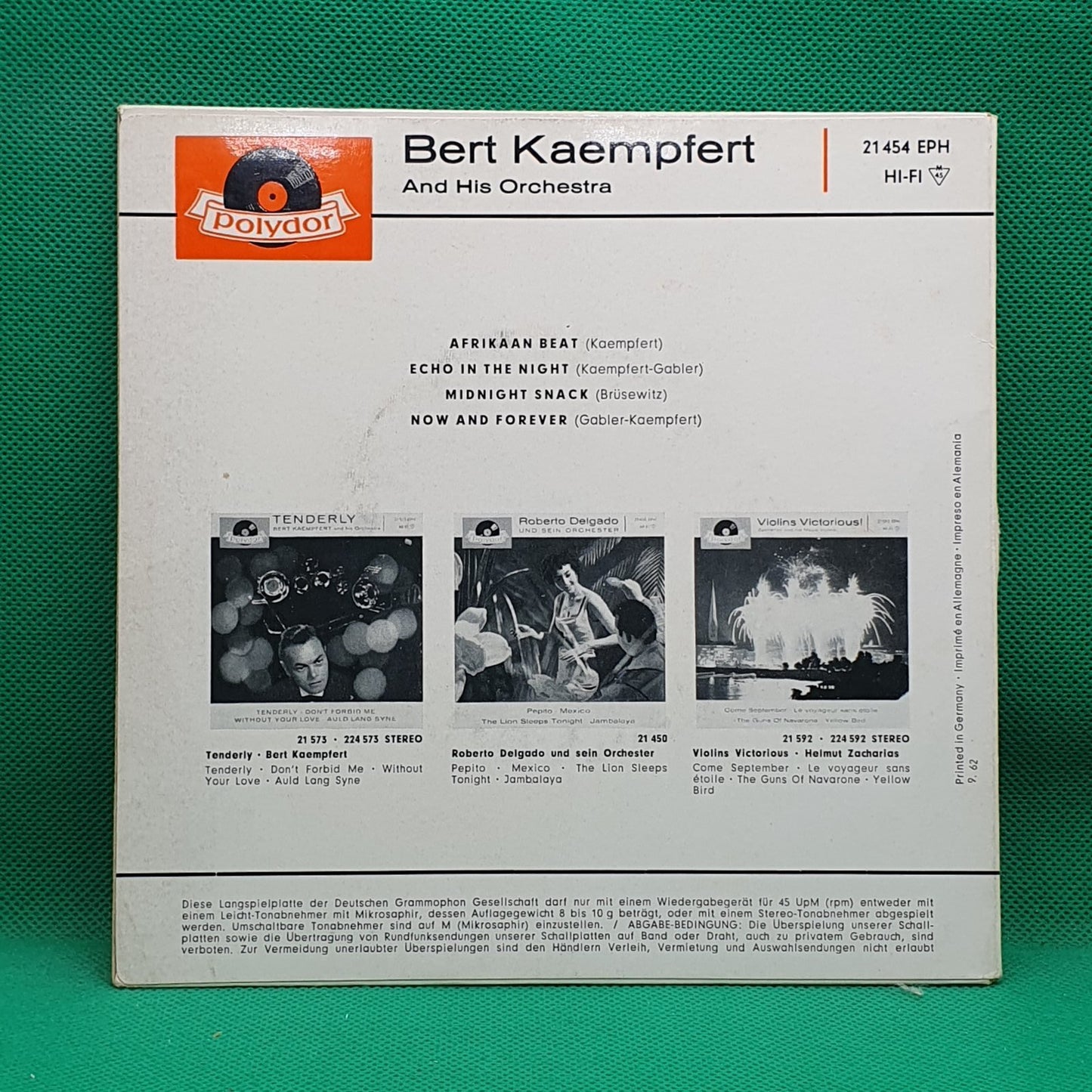Bert Kaempfert And His Orchestra* - Afrikaan Beat (EP)