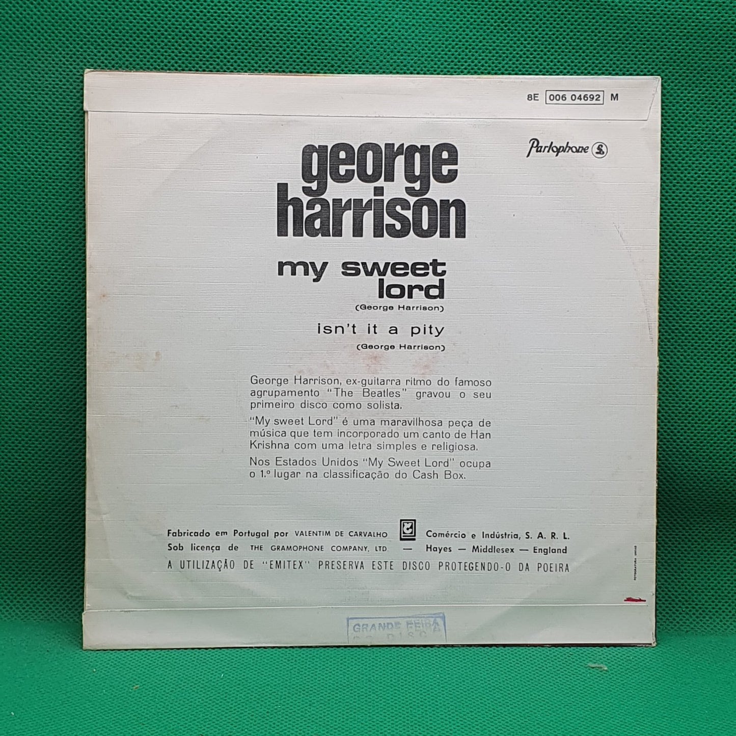George Harrison - My Sweet Lord (SP)
