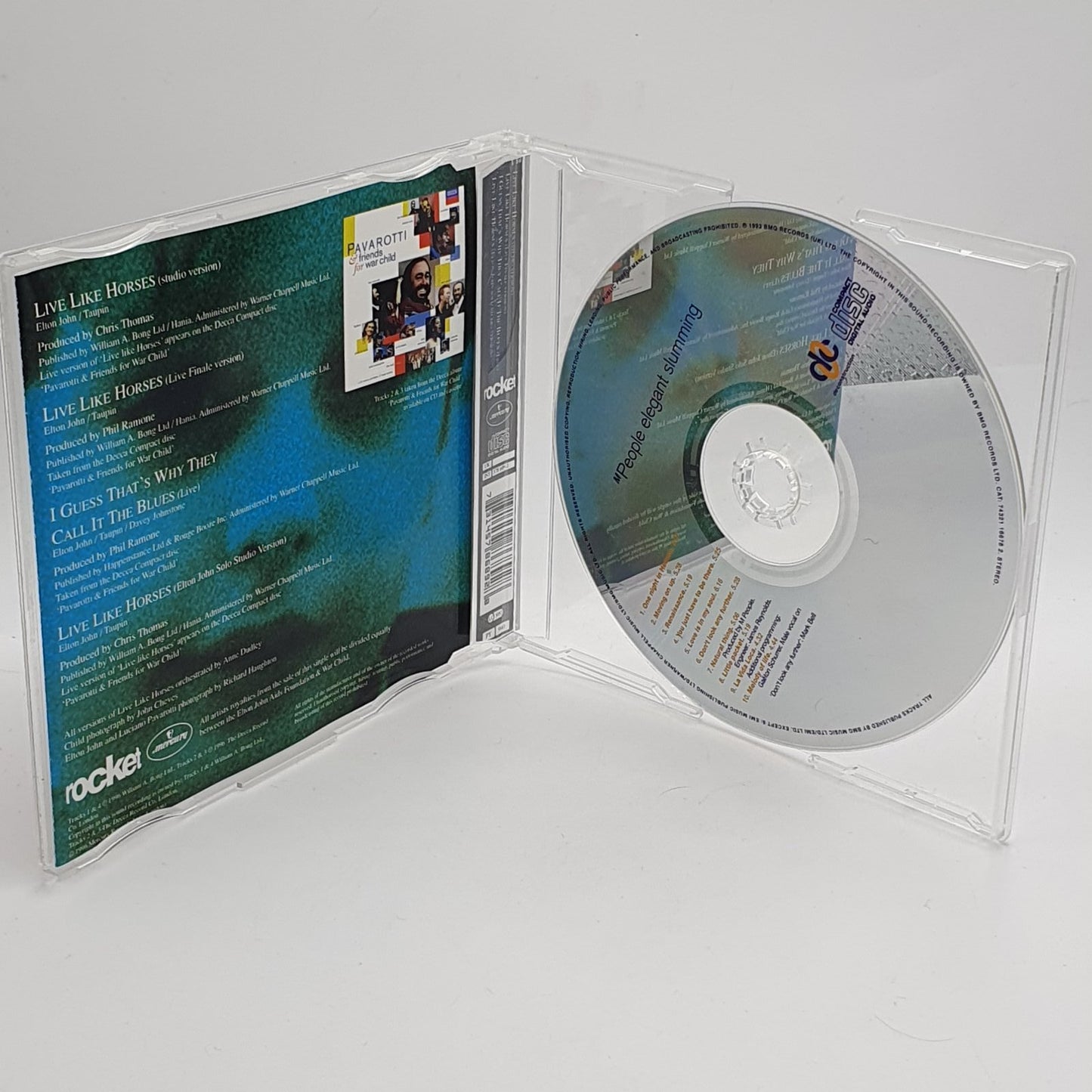 Elton John & Luciano Pavarotti - Live Like Horses (CD)