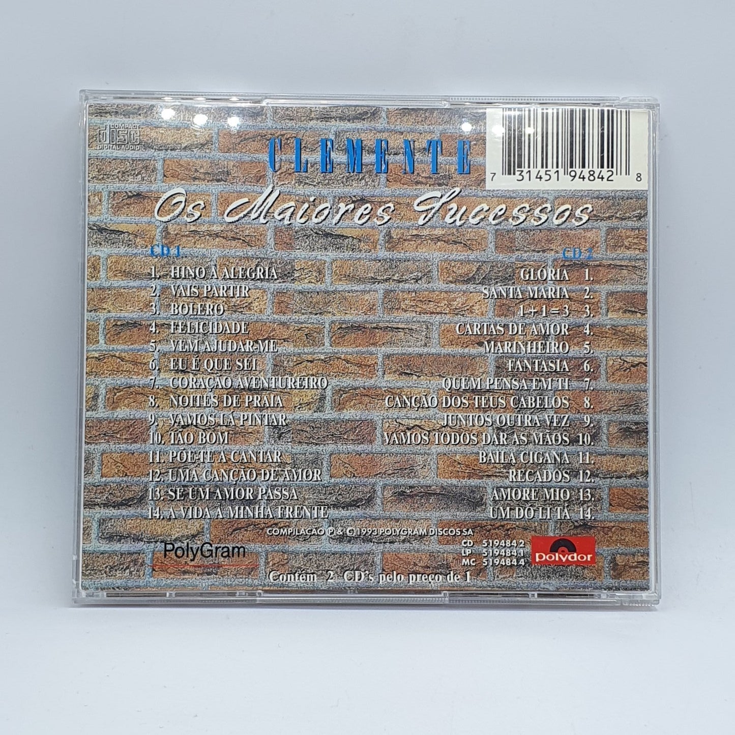 Clemente - Os Maiores Sucessos (2xCD)