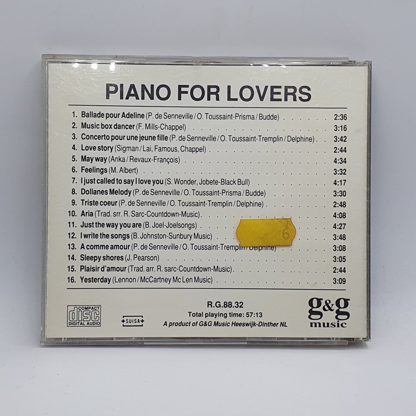 Leonard Goldstein - Piano For Lovers (CD)