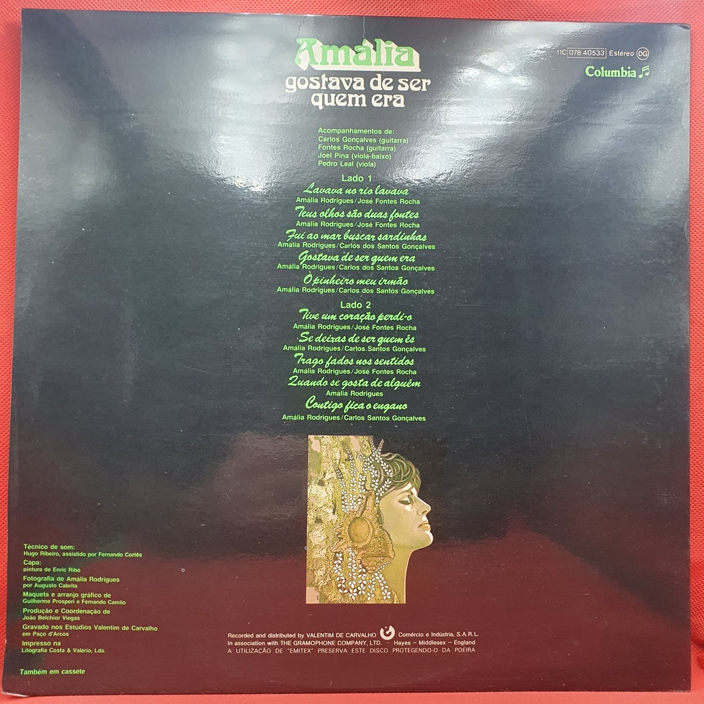 Amália* - Gostava De Ser Quem Era (LP)
