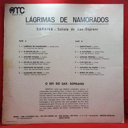 Saraiva - Lágrimas De Namorados (LP)