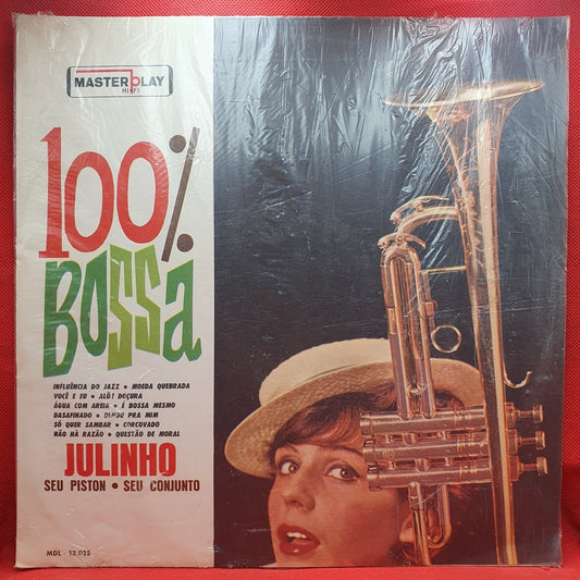 Julinho E Seu Piston E Seu Conjunto* - 100% Bossa (LP)