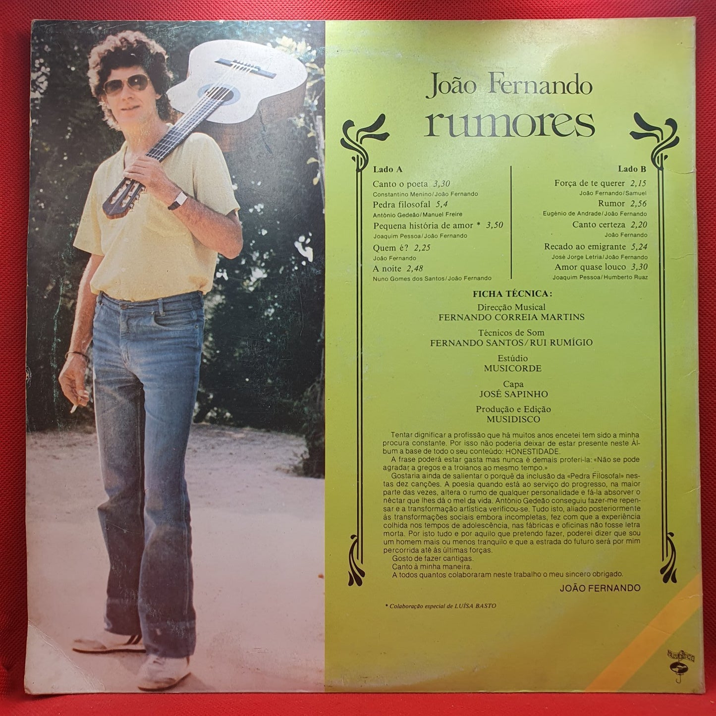 João Fernando - Rumores (LP)