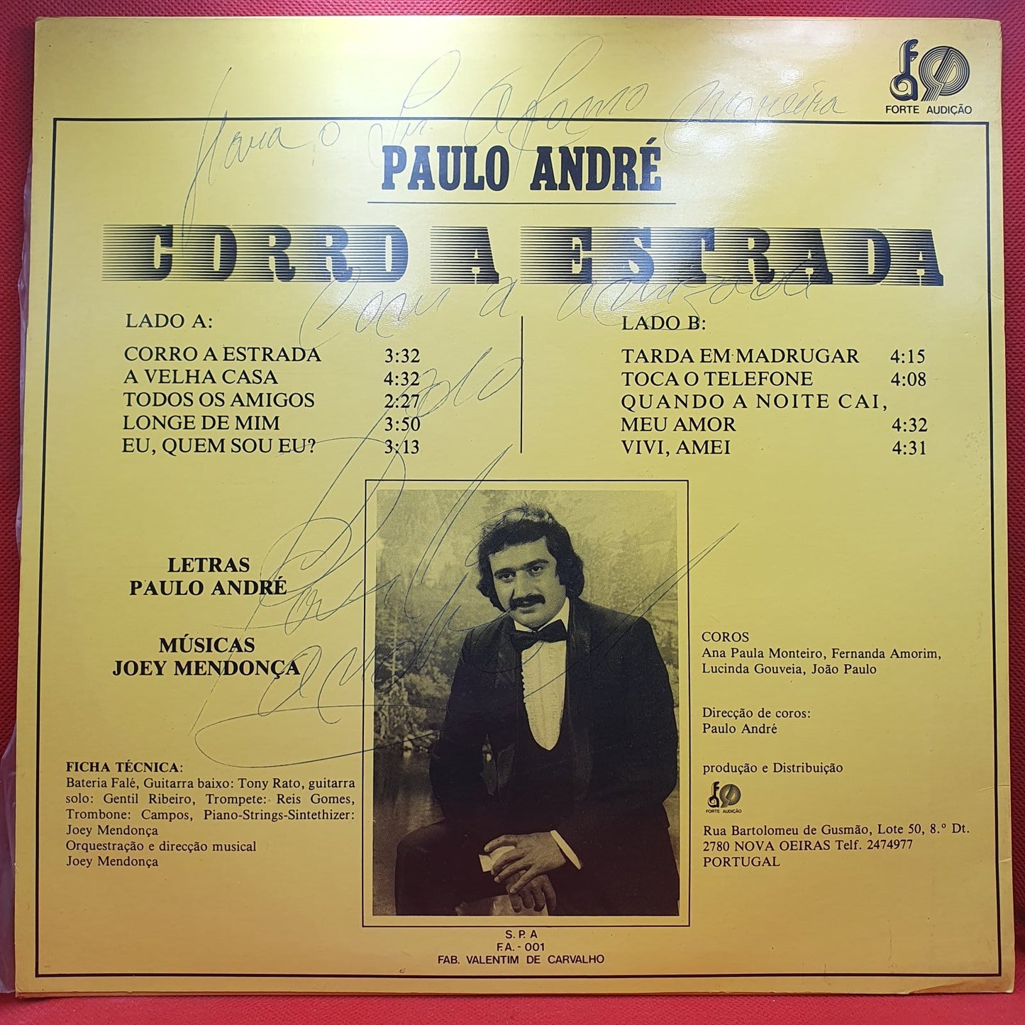 Paulo André (2) - Corro A Estrada (LP)