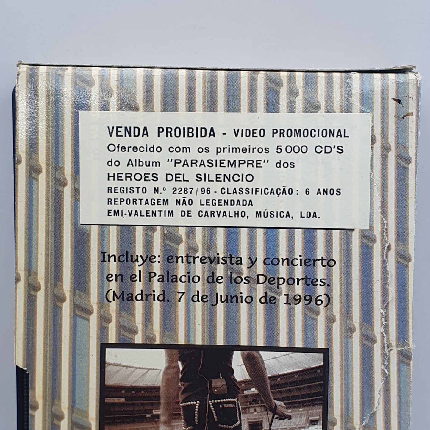 Herois Del Silencio - Parasiempre Video Promocional (VHS) Ref. OL-VI