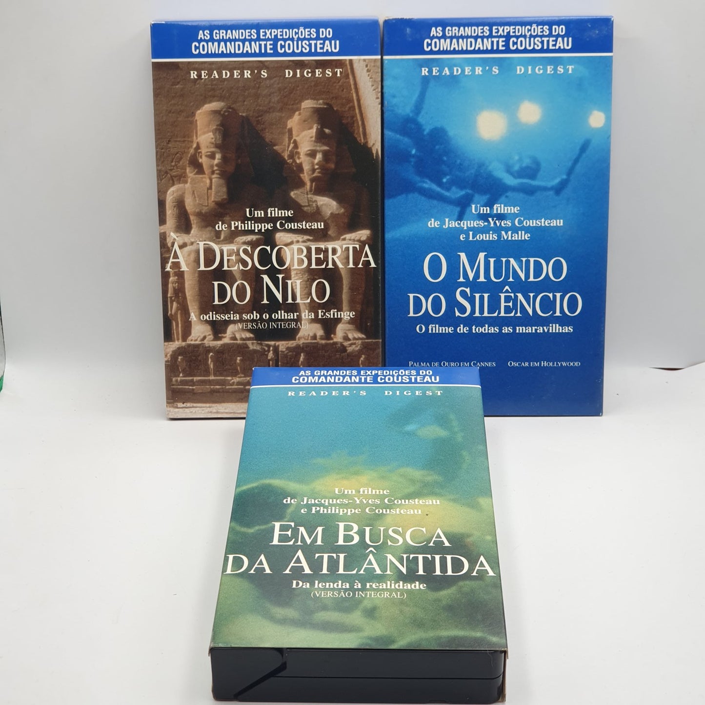As Grandes Expedições Do Comandante Cousteau (3xVHS) Ref. OL-VI