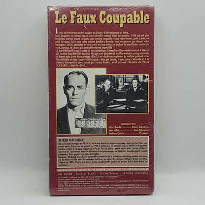 Filme de Alfred Hitchcock Le Faux Coupable (VHS) Ref. OL-VI