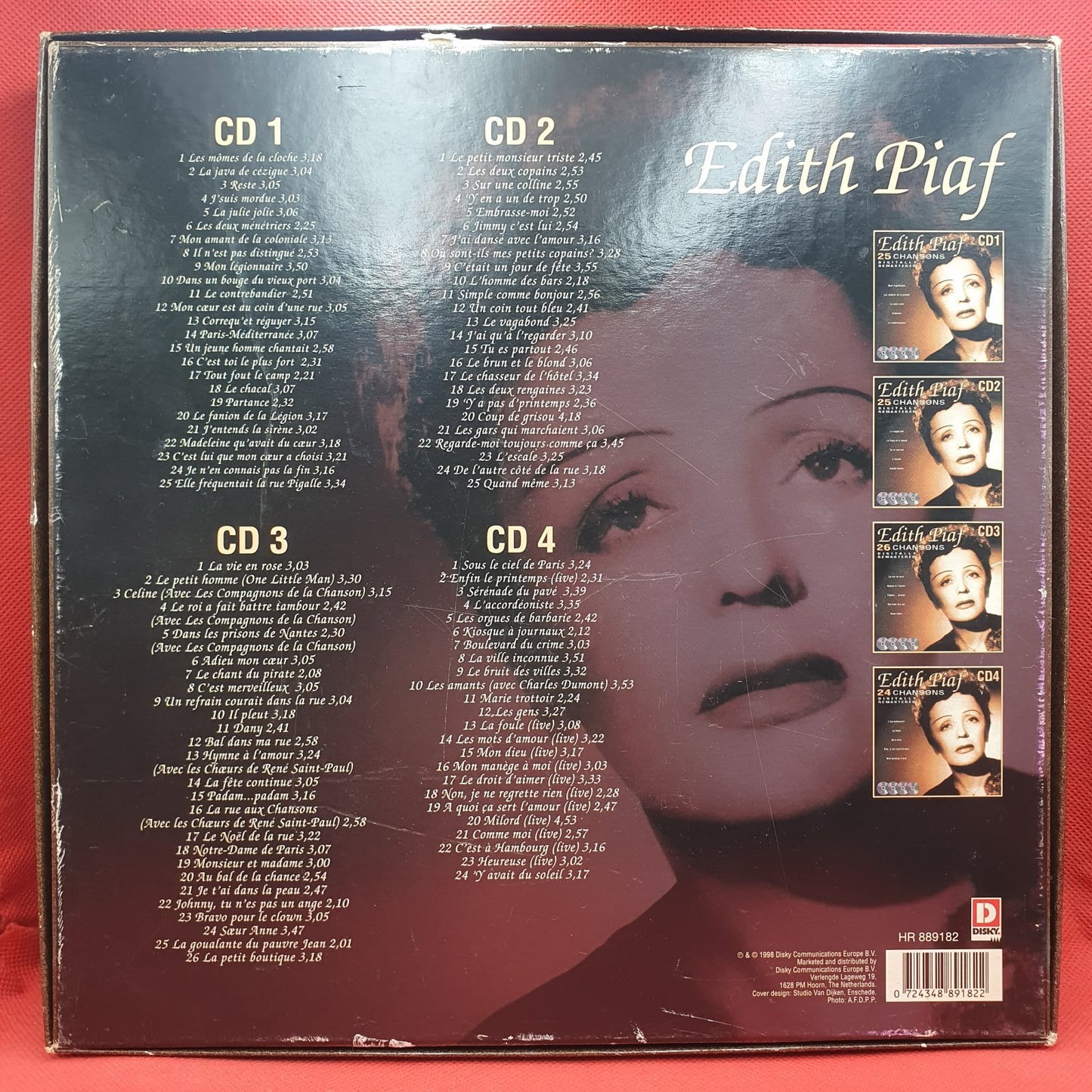 Edith Piaf - 100 Chansons (4xCD)